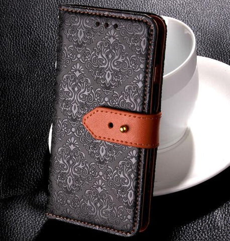 Kickstand Feature Wallet With Credit Card Slots Pockets Holder Cell Phone Accessories Protctive Case For Samsung Galaxy S8 Plus