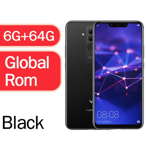 Huawei Mate 20 Lite Maimang 7 6GB 64GB Global Rom Mobile Phone 6.3 inch Kirin 710 Octa Core 9V/2A Quick Charge Android 8.1