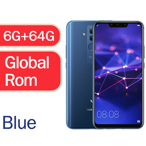 Huawei Mate 20 Lite Maimang 7 6GB 64GB Global Rom Mobile Phone 6.3 inch Kirin 710 Octa Core 9V/2A Quick Charge Android 8.1