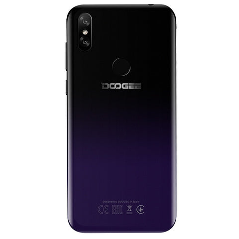 DOOGEE Y8 Android 9.0 Cell Phone FDD LTE 6.1inch 19:9 Waterdrop LTPS Screen Smartphone MTK6739 3GB RAM 32GB ROM 3400mAh Dual SIM