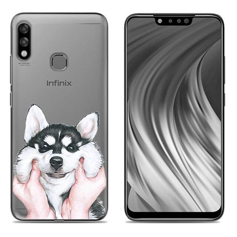 Colorful Painted Back Phone Cover For Infinix Hot 7 Pro X625B 6.2-inch Cool Fashionable Design TPU Silicone Cover