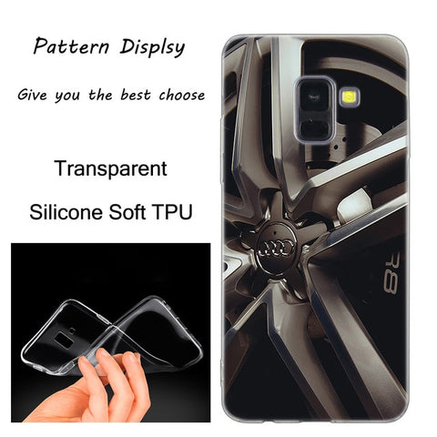 Cool sports car Silicone Case For Samsung Galaxy A50 A30 A10 A40 A6 A8 Plus A20 E A5 A7 2018 2017 2016 Note 9 8 Fashion Cover