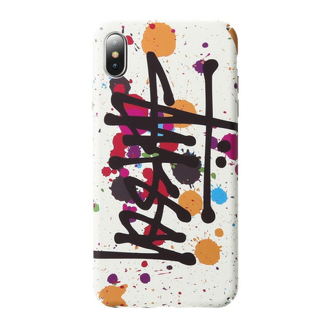 KISSCASE Fashion Painting Phone Case For iPhone XR 7 8 Plus X XS Max Hard Plastic Cases Fundas For iPhone X 6 6S 7 8 Plus Covers