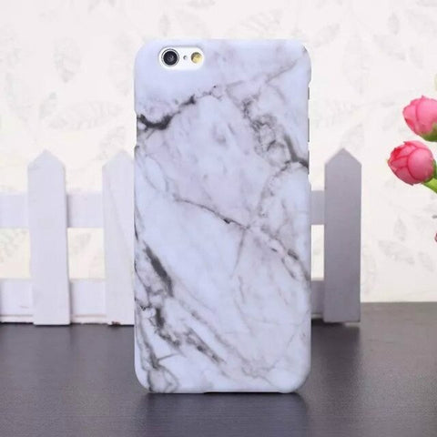 For iPhone 6 6S 7 8 Plus X 5 5s 5SE Cases New Marble Stone Image Pattern Printing Phone Case Cover for iPhone 7 Hard Plastic