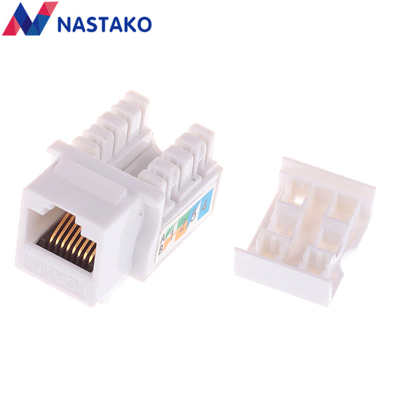 CAT6 Keystone Jack Cat 6 UTP network module RJ45 connector Information socket Computer Outlet cable Adapter Keystone FOR AMP