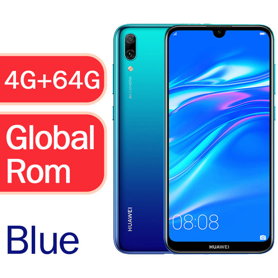 Global versions optional Original Huawei Y7 Pro 2019 Enjoy 9 Smartphone 6.26" Octa Core Android 8.1 13MP Cameras Phone