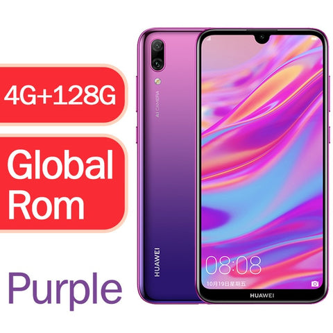 Global versions optional Original Huawei Y7 Pro 2019 Enjoy 9 Smartphone 6.26" Octa Core Android 8.1 13MP Cameras Phone