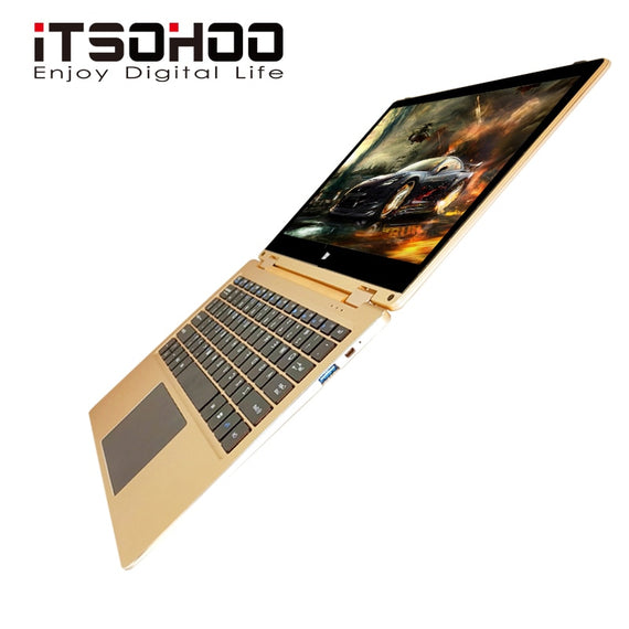 11.6 inch Multi Touch laptop 4GB RAM 160GB Storage Intel J3355 metal notebook  computer iTSOHOO ultrabook  metal