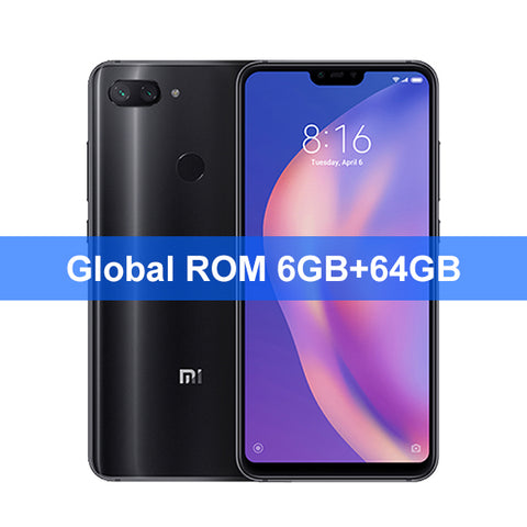 Global ROM Xiaomi Mi 8 Lite 6GB RAM 64GB/128GB ROM Smartphone Snapdragon 660 6.26" 2280 x 1080 FHD+Screen 24.0MP Front Camera