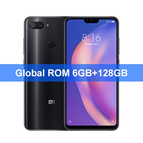 Global ROM Xiaomi Mi 8 Lite 6GB RAM 64GB/128GB ROM Smartphone Snapdragon 660 6.26" 2280 x 1080 FHD+Screen 24.0MP Front Camera
