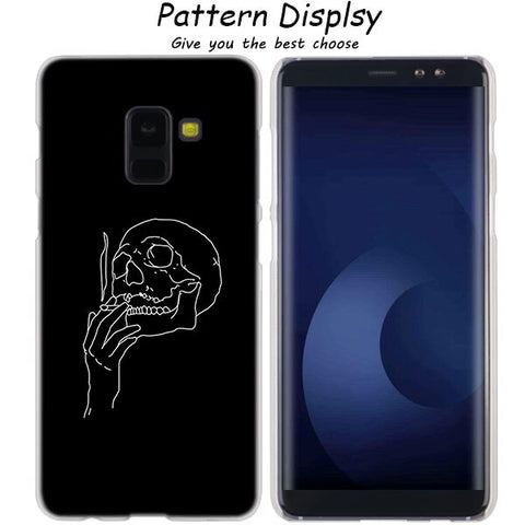 MLLSE Abstract Line Face art dark Fashion Case Cover for Samsung Galaxy A6 A8 Plus A9 A7 2018 A5 2016 2017 A6S A9Star Note9 8 5