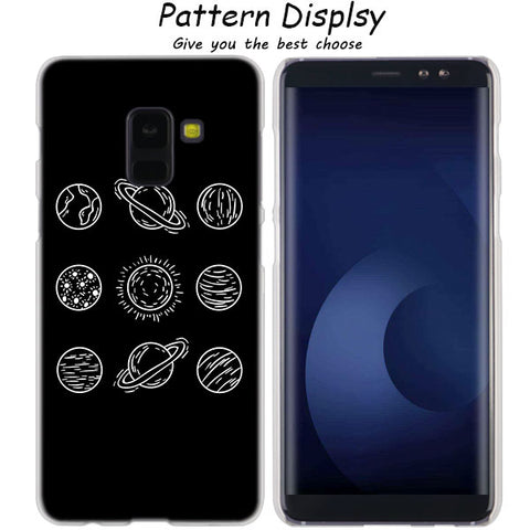 MLLSE Abstract Line Face art dark Fashion Case Cover for Samsung Galaxy A6 A8 Plus A9 A7 2018 A5 2016 2017 A6S A9Star Note9 8 5