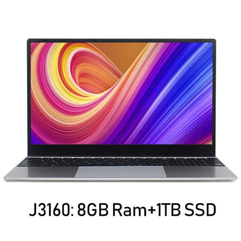 Ultrathin 15.6 Inch Intel i7 4650U Laptop 8GB RAM 1080P Notebook Windows 10 Dual Band WiFi Full Layout Keyboard Computer