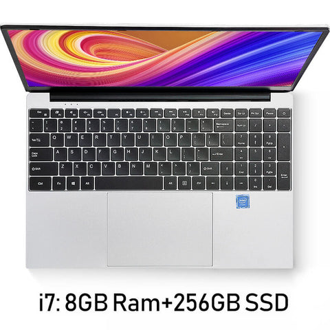 Ultrathin 15.6 Inch Intel i7 4650U Laptop 8GB RAM 1080P Notebook Windows 10 Dual Band WiFi Full Layout Keyboard Computer