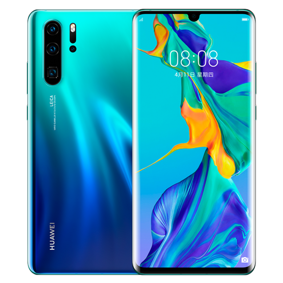 Global Version Huawei P30 Pro 8GB 256GB Smartphone 5x Optical Zoom Quad Cameras 6.47'' Full Screen OLED Kirin 980 NFC 4200mAh