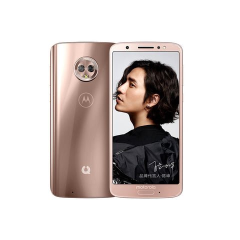 Moto G6 Smartphone 2160*1080 5.7 Inch Mobile Phone 4GB 64GB Front 16MP Octa Core Cellphone Glass Body 3000mAh Support MicroSD