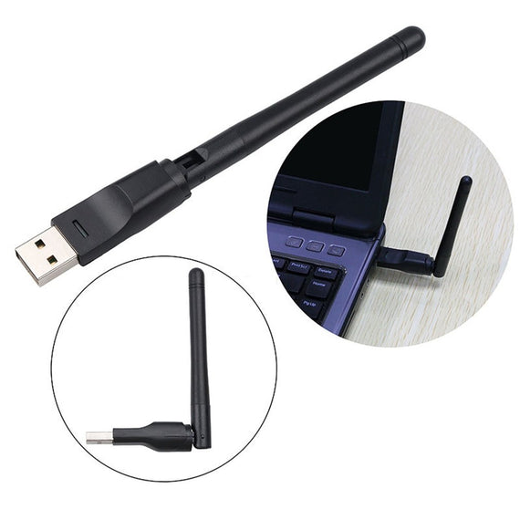 MTK7601 Usb Wifi Antenna Mtk7601 Wireless Network Card Usb 2.0 150mbps 802.11b/g/n Lan Adapter With Rotatable Antenna