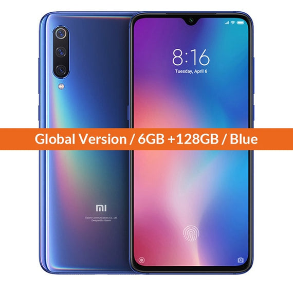 Global Version Xiaomi Mi 9 mi9 6GB 128GB Snapdragon 855 48MP Triple Camera AMOLED Mobile Phone Fingerprint Wireless Charging NFC