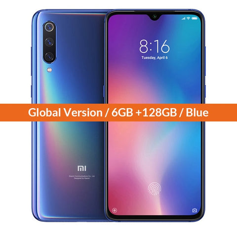 Global Version Xiaomi Mi 9 mi9 6GB 128GB Snapdragon 855 48MP Triple Camera AMOLED Mobile Phone Fingerprint Wireless Charging NFC