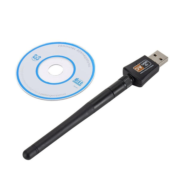 Wireless 600Mbps USB WiFi Router Adapter PC Network LAN Card Dongle with Antenna wifi Adapter wifi адаптер