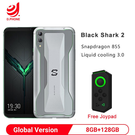 Global Version Xiaomi Black Shark 2 8GB 128GB Gaming Phone Snapdragon 855 Octa Core 6.39" AMOLED FHD+ Screen 48MP Camera Phone