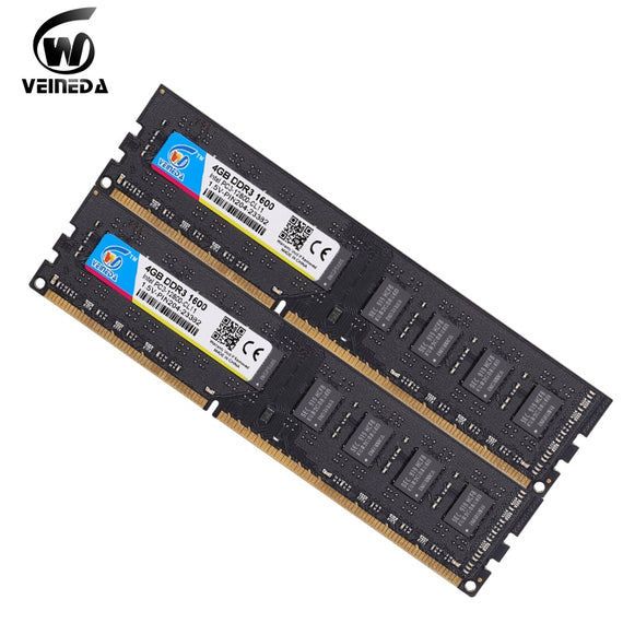 VEINEDA 2gb 4gb 8gb  ram DDR3 memory ddr3 8 гб  ddr 3 1333 For Desktop compatible 1066 1600 PC DIMM Memory PC3-10600R 12800R