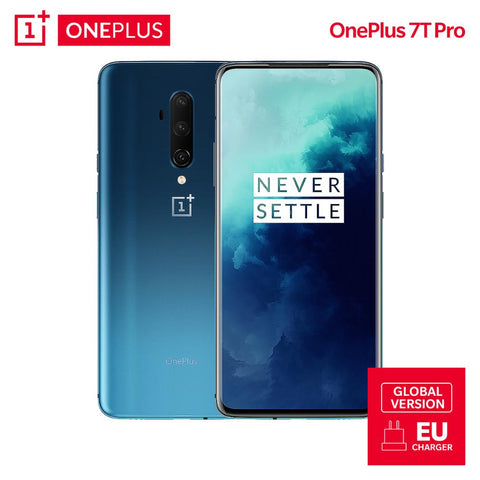 Global Version OnePlus 7T Pro 8GB 256GB Snapdragon 855 Plus Smartphone 90Hz Display AMOLED 6.67 Inch 48 MP 4085mAh UFS 3.0 NFC