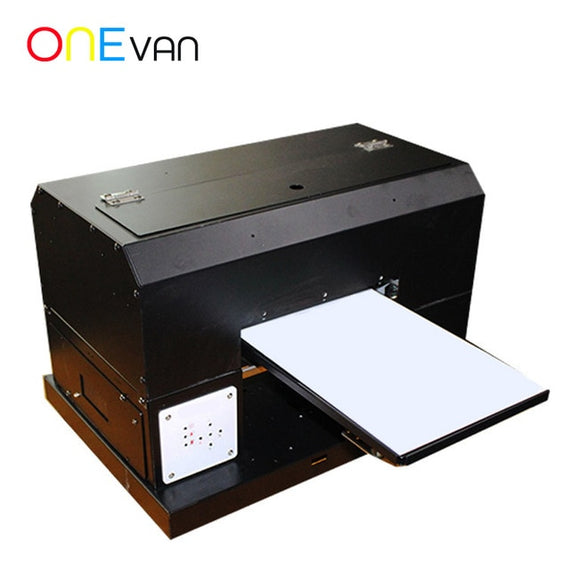 2019 Newest Arrivals UV Printer Automatic Flatbed Printers Computer & Office Office Electronics A4 Size Print Machine Free Ink