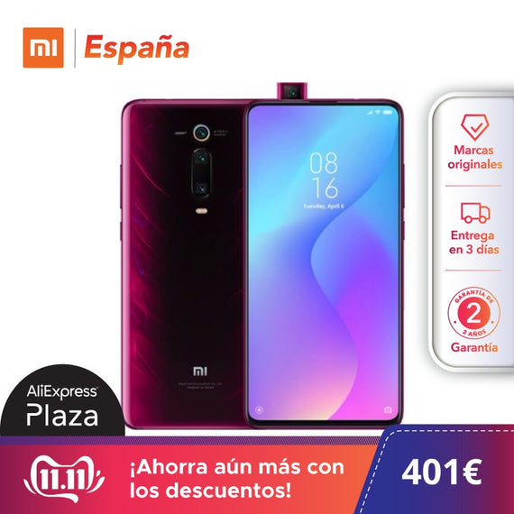 [Global Version for Spain] Xiaomi Mi 9T Pro (Memoria interna de 128GB, RAM de 6GB, Triple cámara trasera de 48 MP) Movil