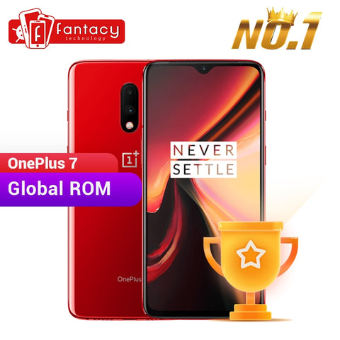 Global Rom OnePlus 7 8GB RAM 256GB ROM Smartphone Snapdragon 855 6.41 Inch Optic AMOLED Display Fingerprint 48MP Cameras UFS 3.0