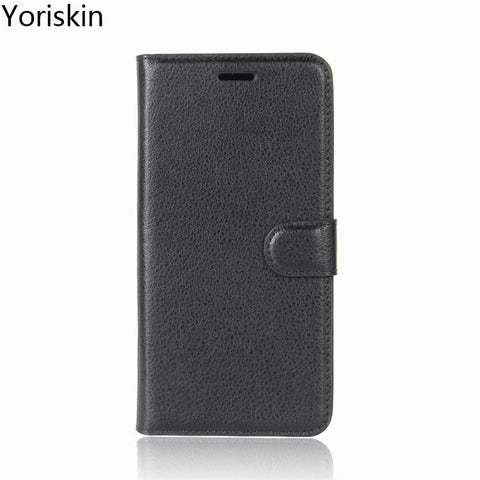 Black/Card Slots Pockets Holder Flip Wallet Protective Accessories With Stand Feature Cover For LG Q6 Smartphone Wallet Case
