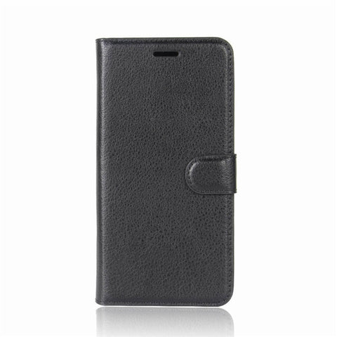 Black/Card Slots Pockets Holder Flip Wallet Protective Accessories With Stand Feature Cover For LG Q6 Smartphone Wallet Case