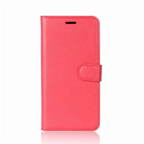 Black/Card Slots Pockets Holder Flip Wallet Protective Accessories With Stand Feature Cover For LG Q6 Smartphone Wallet Case