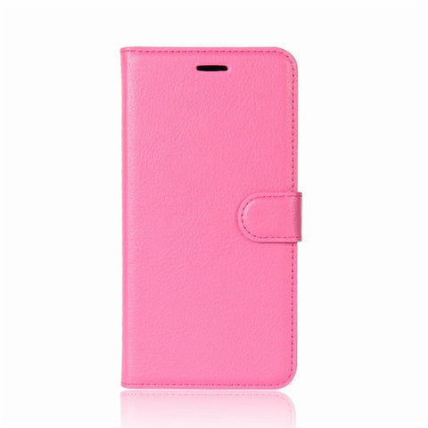 Black/Card Slots Pockets Holder Flip Wallet Protective Accessories With Stand Feature Cover For LG Q6 Smartphone Wallet Case