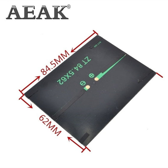 AEAK smart electronics Solar Panel 1W 5V electronic DIY Solar Panel for Cellular Phone Charger Home Light Toy etc Solar Cell