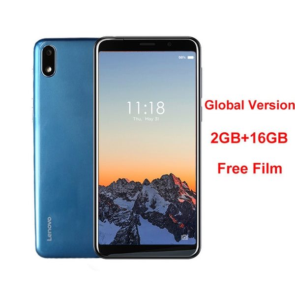 Global Firmware Lenovo A5 s A5S 5.45 Inch HD 18:9 Screen 2GB 16GB MT6761 13MP Camera Smartphone 3000mAh Face unlock Phone