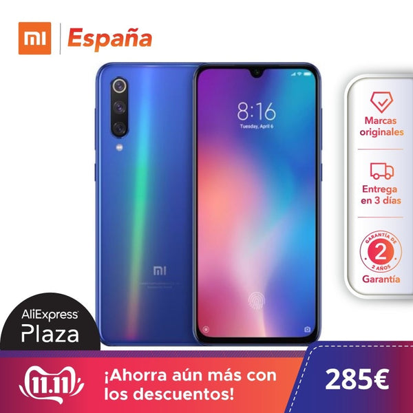 [Global Version for Spain] Xiaomi Mi 9 SE (Memoria interna de 64GB, RAM de 6GB, bateria de 3070mAh) móvil