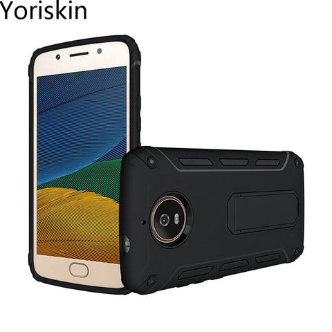 For Moto G5S Heavy Duty Case Dual Layer Slim Armor Anti-Drop Phone Case For Motorola Moto G5S Accessories With Stand Feature