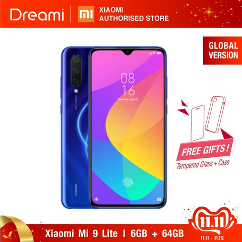 Global Version Xiaomi Mi 9 Lite 64GB ROM 6GB RAM (Brand New and Sealed) mi9 lite 64gb READY STOCKS