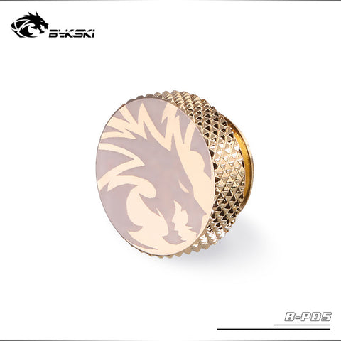 BYKSKI G1/4'' Plug Water Cooling System Metal Sealing Lock Radiator End Plug Special Edition PC Accessories Fitting B-PD5