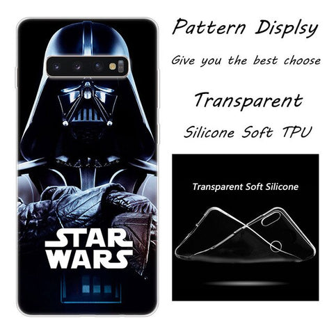 Hot Star Wars Soft Silicone Case For Samsung Galaxy S10 S9 S8 Plus S7 Edge A6 A8 Plus A7 A9 2018 A5 2017 Fashion Cover