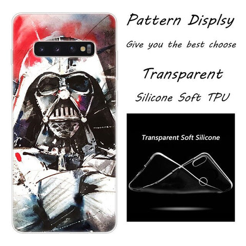 Hot Star Wars Soft Silicone Case For Samsung Galaxy S10 S9 S8 Plus S7 Edge A6 A8 Plus A7 A9 2018 A5 2017 Fashion Cover