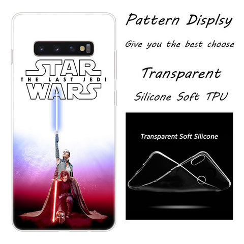 Hot Star Wars Soft Silicone Case For Samsung Galaxy S10 S9 S8 Plus S7 Edge A6 A8 Plus A7 A9 2018 A5 2017 Fashion Cover