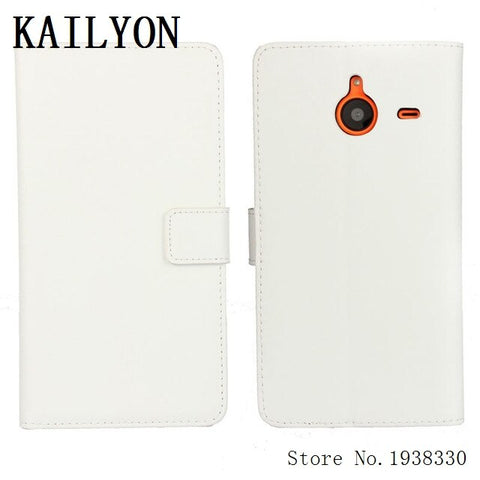 KAILYON Hot Genuine Leather Case For Nokia Microsoft Lumia 640 XL 640XL LTE Dual SIM Flip Wallet Cell Phone Back Cover Protect S