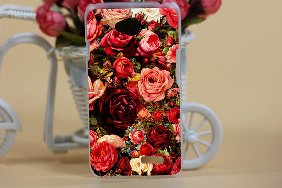 2015 fashion hot painting beautiful flowers  Cover Case FOR LG L65 Optimus case for LG Optimus L65 Dual D285 D280 cover