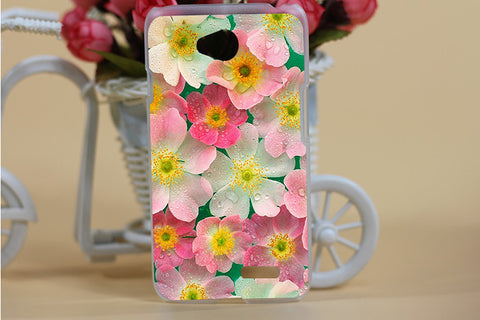 2015 fashion hot painting beautiful flowers  Cover Case FOR LG L65 Optimus case for LG Optimus L65 Dual D285 D280 cover