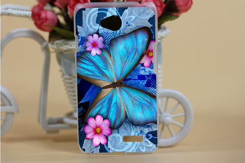 2015 fashion hot painting beautiful flowers  Cover Case FOR LG L65 Optimus case for LG Optimus L65 Dual D285 D280 cover