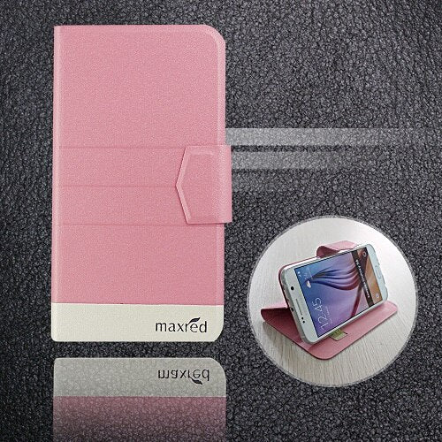 5 Colors Hot! BQ BQ-5507L Iron Max Case Phone Leather Cover,Factory Direct Protective Full Flip Stand Leather Phone Shell Cases