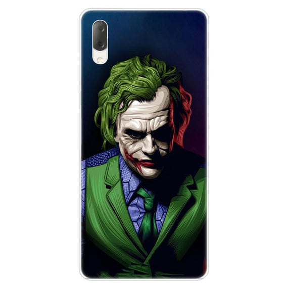 Marvel The Joker Batman Hard Case For Sony Xperia L1 L2 L3 X XA XA1 XA2 XA3 Ultra 10 Plus E5 XZ XZ1 XZ2 Compact XZ3 XZ5 20 Cover