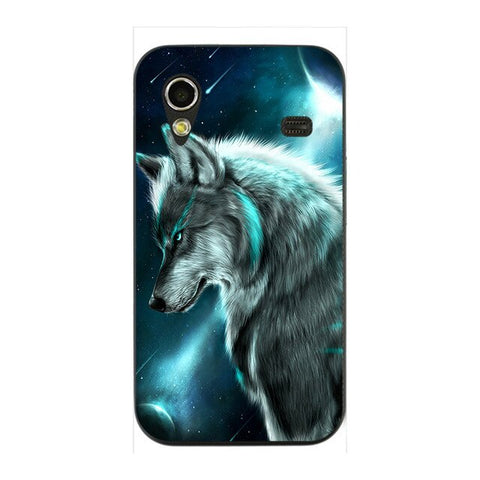 Fashion Cartoon Case For Samsung Galaxy Ace S5830i GT S5830 GT-S5830i Phone Bag Cat Landscape Drawing Back Cover Hot